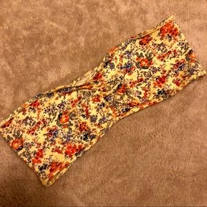 ❤️ SOLD ❤️AE Yellow Floral Bandeau